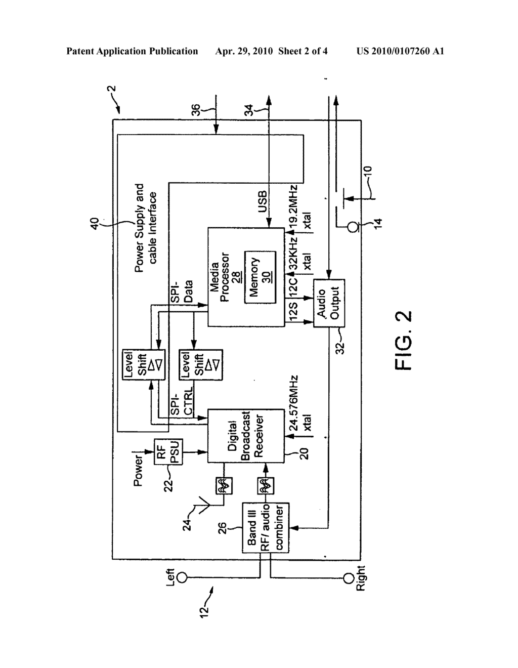 DEVICE FOR RECEIVING DIGITAL BROADCASTS - diagram, schematic, and image 03