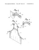 Cord holding garment diagram and image