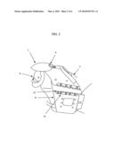 Protective shoulder pads with release mechanisms diagram and image