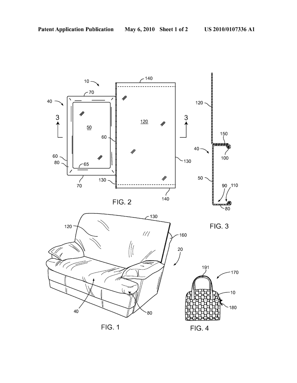 SHEET SET FOR A SOFA - diagram, schematic, and image 02