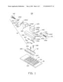 CLAMPING DEVICE FOR PORTABLE ELECTRONIC DEVICE diagram and image