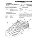 Article of Footwear Comprising a Plurality of Strips diagram and image