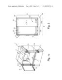 Door configuration with a pivoting door and sliding door function wich can be actuated by a single actuating element diagram and image