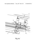 Door configuration with a pivoting door and sliding door function wich can be actuated by a single actuating element diagram and image