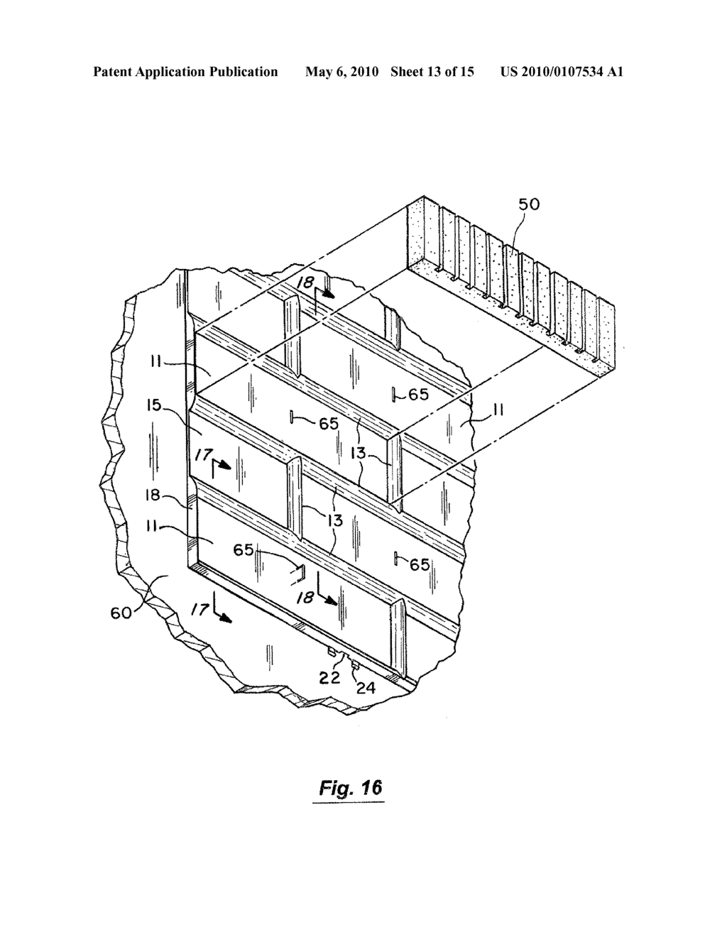 MODULAR LAYOUT FORM FOR EMBEDDING OBJECTS IN A SETTABLE MATERIAL - diagram, schematic, and image 14