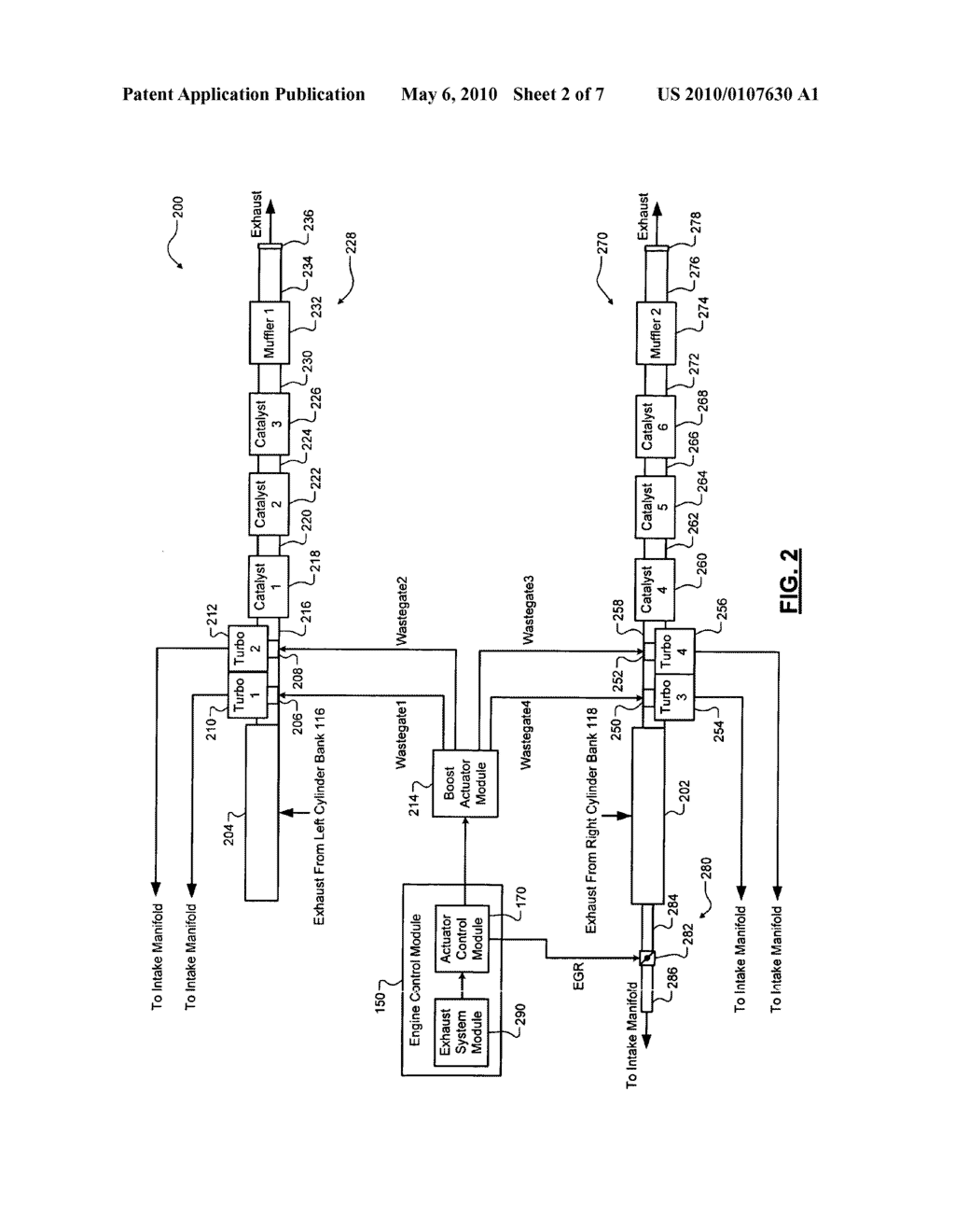 Exhaust temperature and pressure modeling systems and methods - diagram, schematic, and image 03