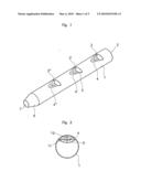 Device and process for distributing a fluid diagram and image