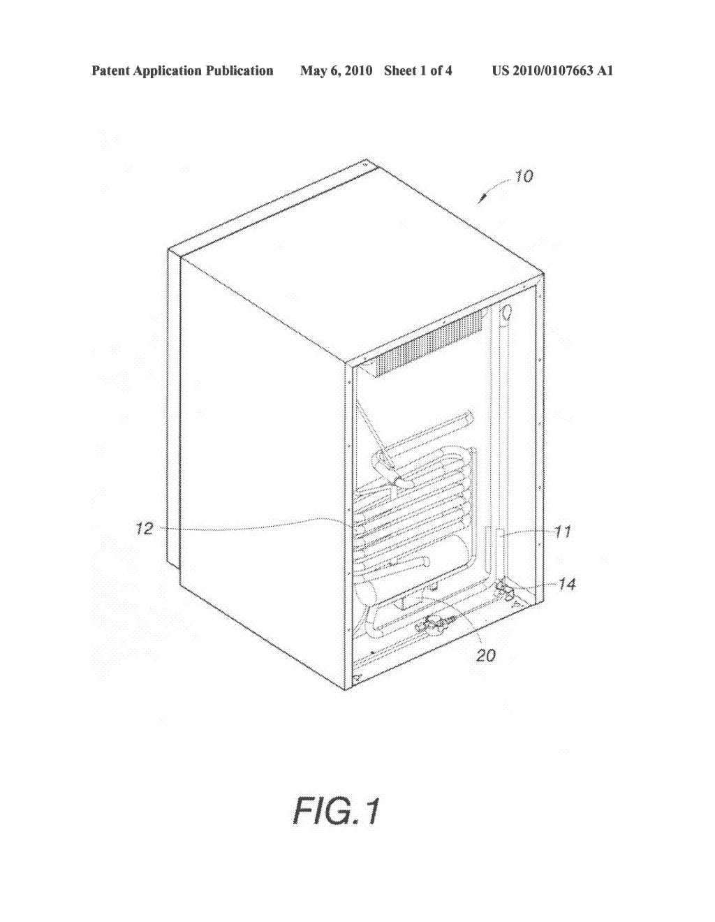 Automatic control system for combustion unit of refrigerator - diagram, schematic, and image 02