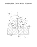 DIE FOR EXTRUSION MOLDING OF METAL MATERIAL diagram and image