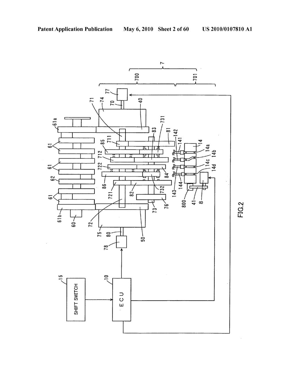 TWIN CLUTCH TRANSMISSION, AND VEHICLE EQUIPPED THEREWITH - diagram, schematic, and image 03