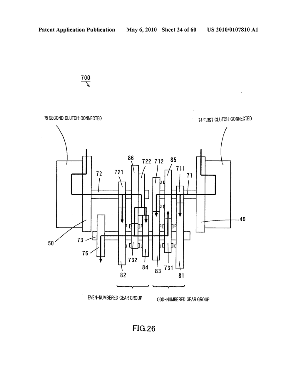 TWIN CLUTCH TRANSMISSION, AND VEHICLE EQUIPPED THEREWITH - diagram, schematic, and image 25