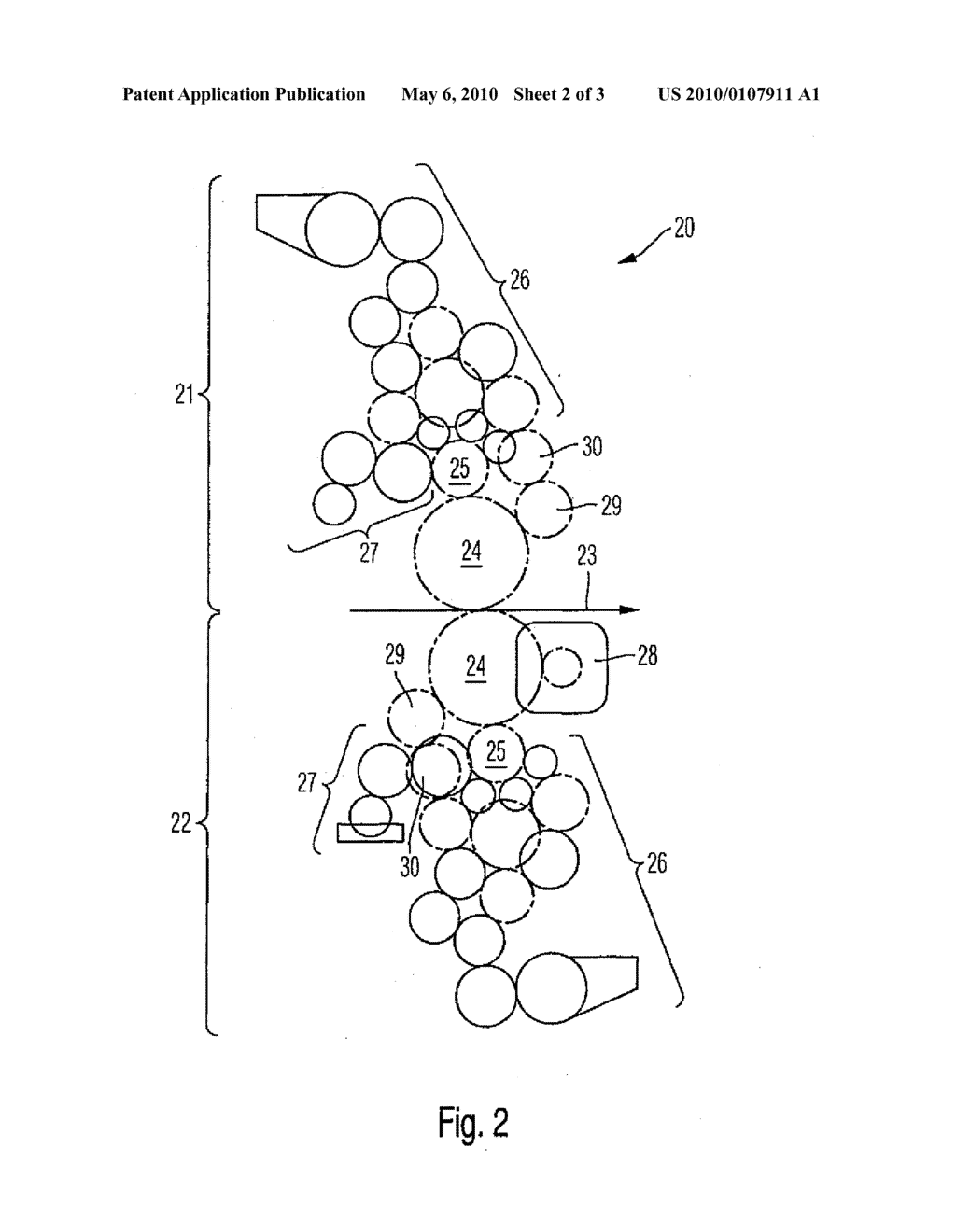 Printing Unit of a Printing Press - diagram, schematic, and image 03