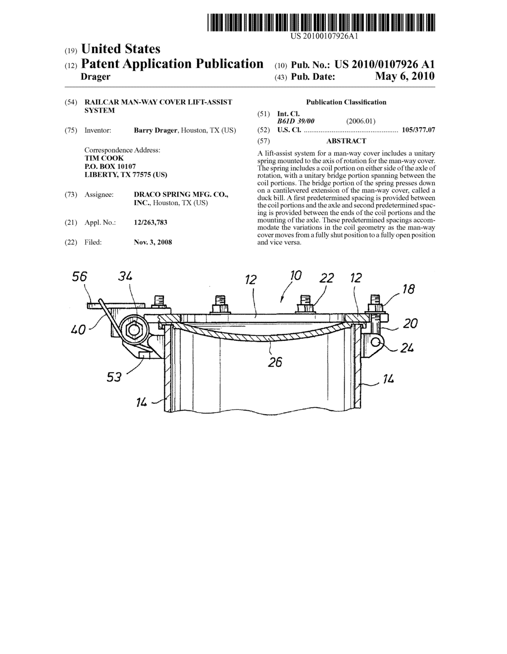 Railcar Man-Way Cover Lift-Assist System - diagram, schematic, and image 01