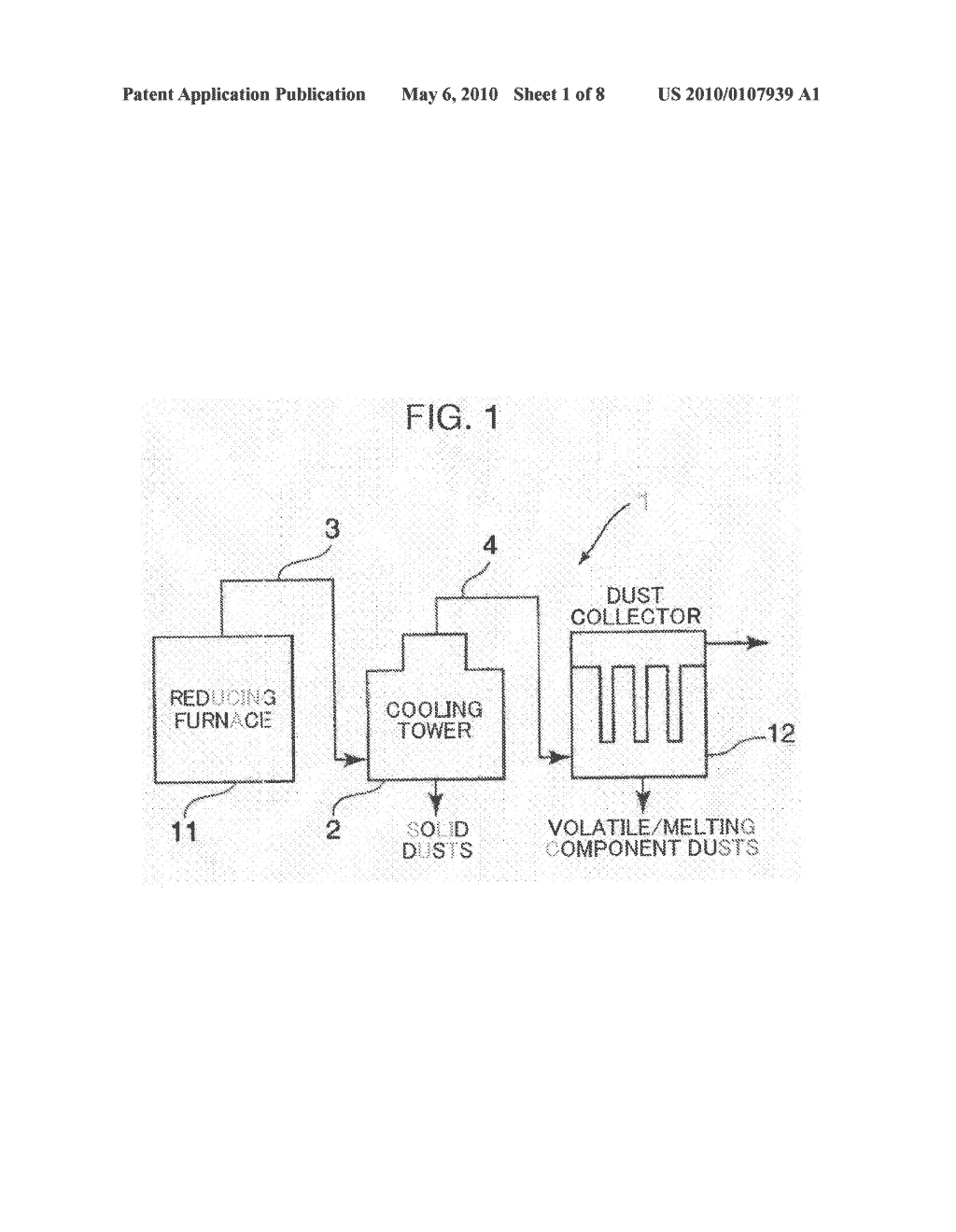 TREATMENT METHOD FOR HIGH-TEMPERATURE EXHAUST GAS - diagram, schematic, and image 02