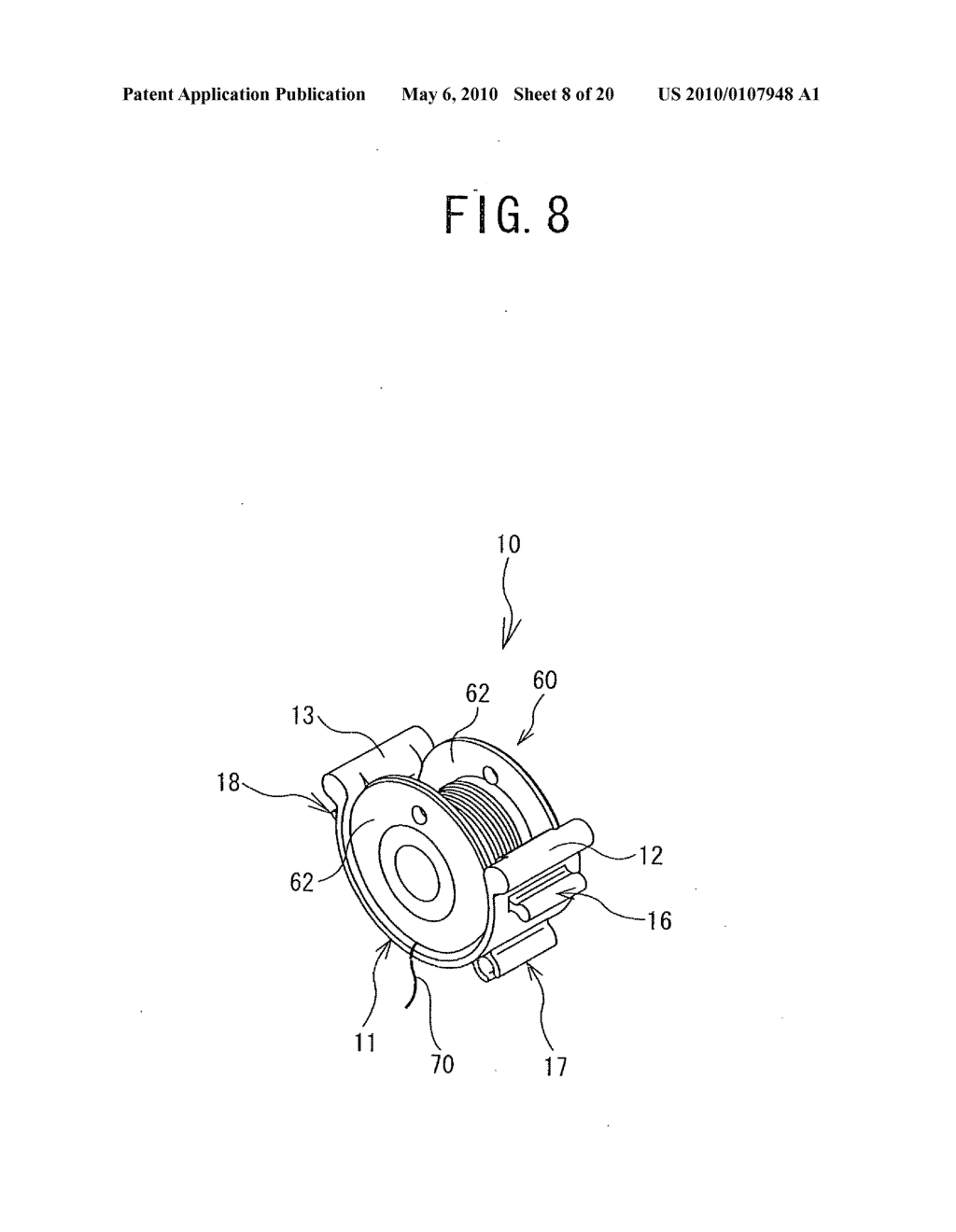 Bobbin holding member and storage case - diagram, schematic, and image 09