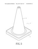 Weighted Traffic Cone Assembly diagram and image