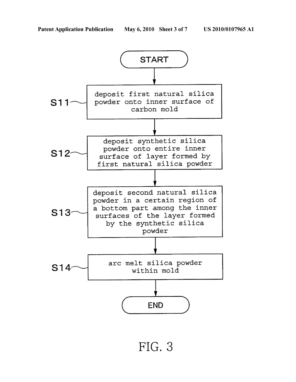 SILICA GLASS CRUCIBLE FOR PULLING UP SILICON SINGLE CRYSTAL, METHOD FOR MANUFACTURING THEREOF AND METHOD FOR MANUFACTURING SILICON SINGLE CRYSTAL - diagram, schematic, and image 04