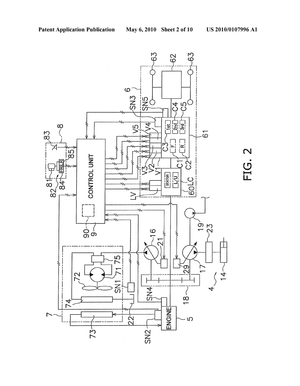 WORK VEHICLE AND CONTROL METHOD FOR WORK VEHICLE - diagram, schematic, and image 03