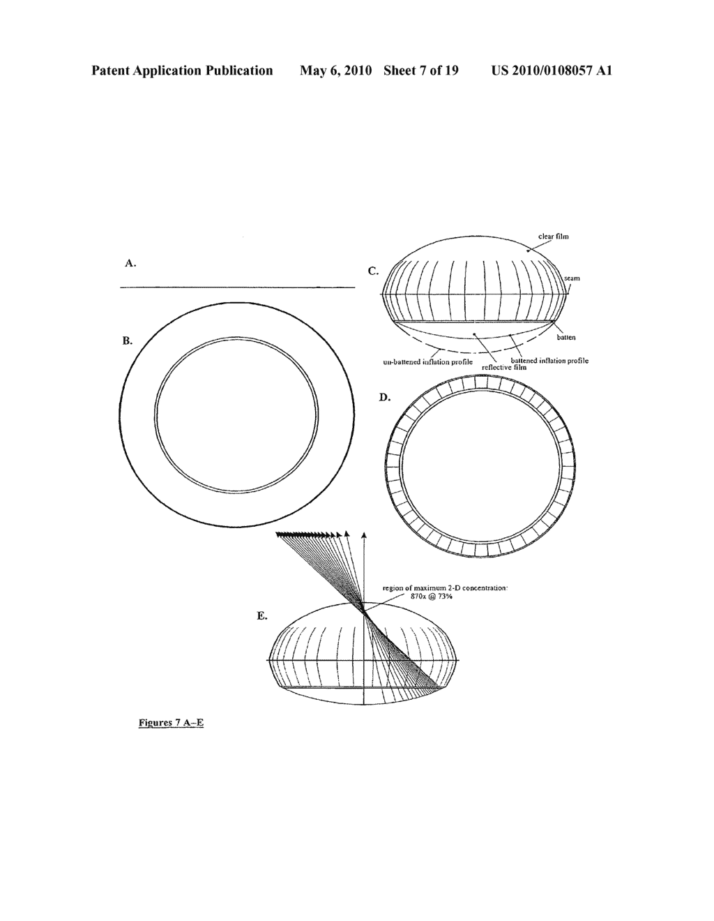 Inflatable solar concentrator balloon method and apparatus - diagram, schematic, and image 08