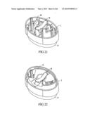 POWDER DISPERSION APPARATUS, METHOD OF MAKING AND USING THE APPARATUS, AND COMPONENTS THAT CAN BE USED ON THE APPARATUS AND OTHER DEVICES diagram and image