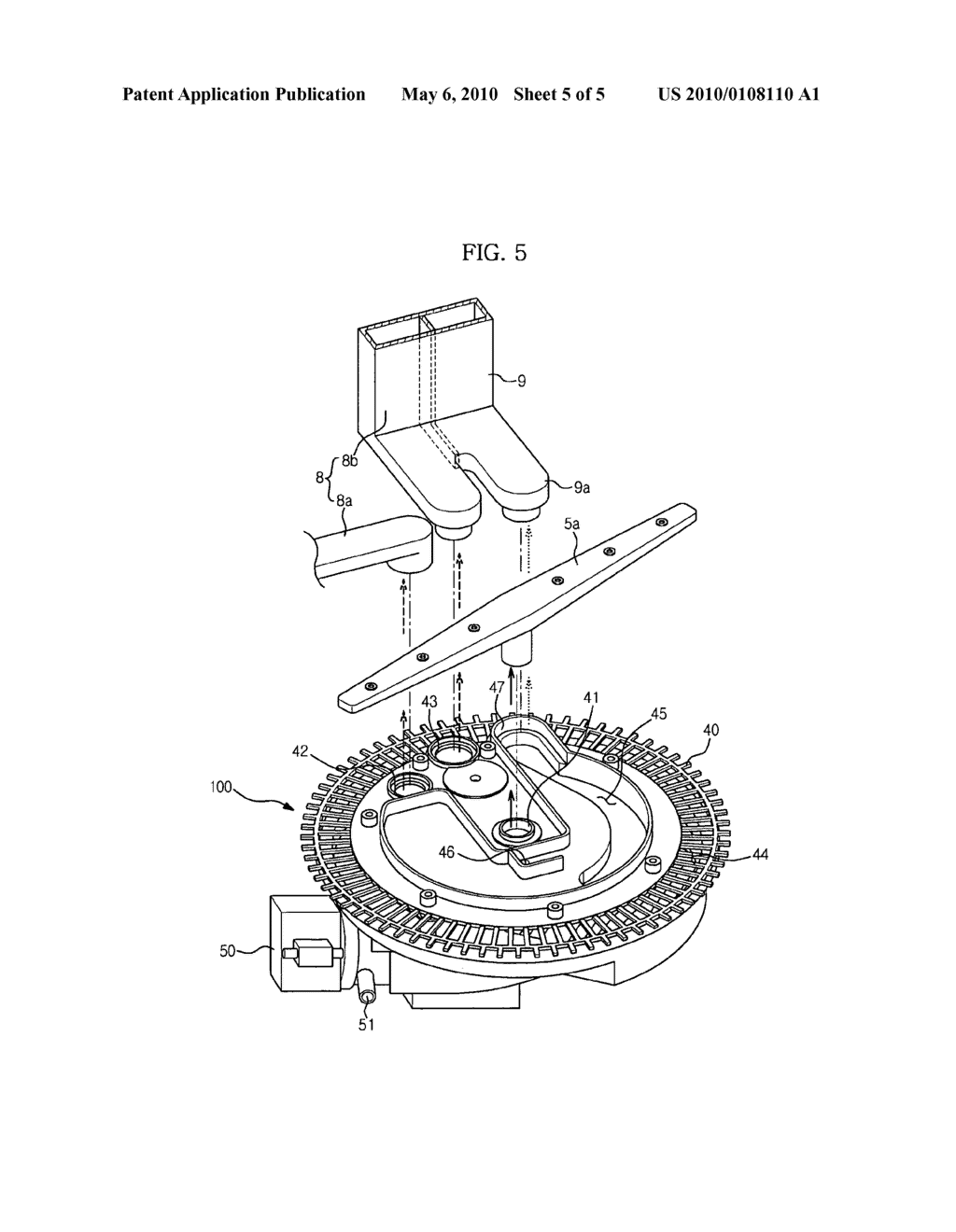 Dish washing machine - diagram, schematic, and image 06