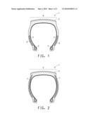 NON-LOAD BEARING CUT RESISTANT TIRE SIDE- WALL COMPONENT AND TIRE CONTAINING SAID COMPONENT, AND PROCESSES FOR MAKING SAME diagram and image