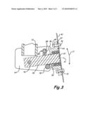 SCRAPER WITH ROTATING BLADE FOR ENGAGING A ROTATING DISK diagram and image