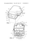 Weatherproof cover assembly for an electrical box having a water intrusion barrier diagram and image