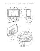 Weatherproof cover assembly for an electrical box having a water intrusion barrier diagram and image