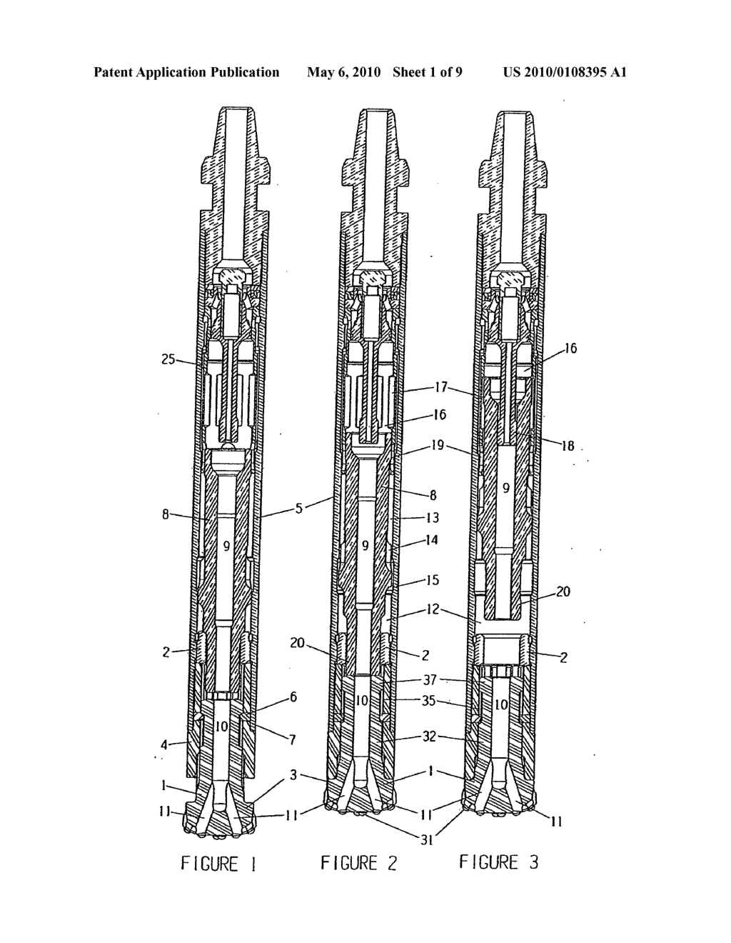 Drill bit assembly for fluid-operated percussion drill tools - diagram, schematic, and image 02