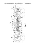 Self-propelled vehicle and articulated steerable mobile chassis thereof diagram and image