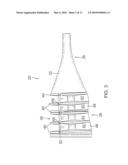 ACOUSTICALLY TREATED EXHAUST CENTERBODY FOR JET ENGINES AND ASSOCIATED METHODS diagram and image