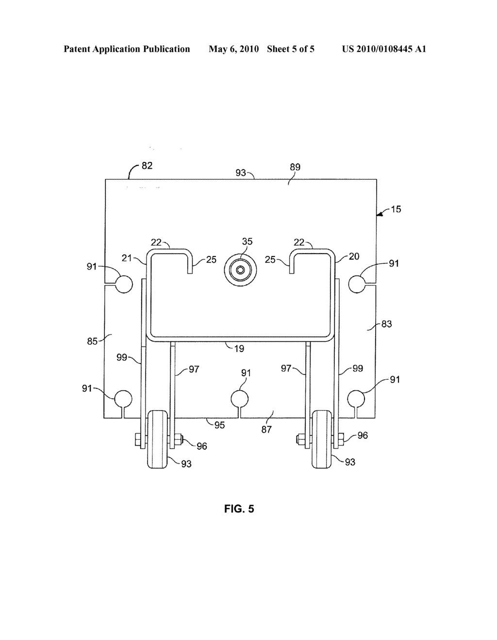 PORTABLE TWO POST AUTOMOBILE LIFT - diagram, schematic, and image 06