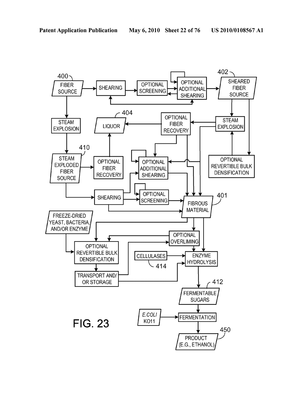 PROCESSING BIOMASS AND PETROLEUM CONTAINING MATERIALS - diagram, schematic, and image 23