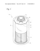 FLUID FILTER WITH AN ATTACHMENT STRUCTURE ON AN ENDPLATE OF THE FILTERING ELEMENT diagram and image