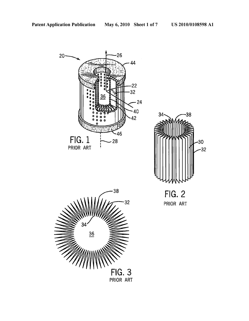 Filter with Variable Pleat Depth - diagram, schematic, and image 02