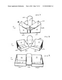 FOLDING SHELF DISPLAY diagram and image