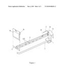 HANGER WITH A DISPLAY LIGHT BAR diagram and image