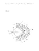 ELECTRICALLY HEATABLE HONEYCOMB BODY WITH ZONES OF INCREASES RESISTANCE AND MOTOR VEHICLE WITH AT LEAST ONE HONEYCOMB BODY diagram and image