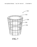 INSULATED DOUBLE-WALLED DISPOSABLE PLASTIC CUP diagram and image