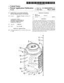 REMOVABLY ATTACHABLE HOLDING DEVICE FOR BEVERAGE CONTAINERS diagram and image