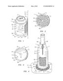 REMOVABLY ATTACHABLE HOLDING DEVICE FOR BEVERAGE CONTAINERS diagram and image