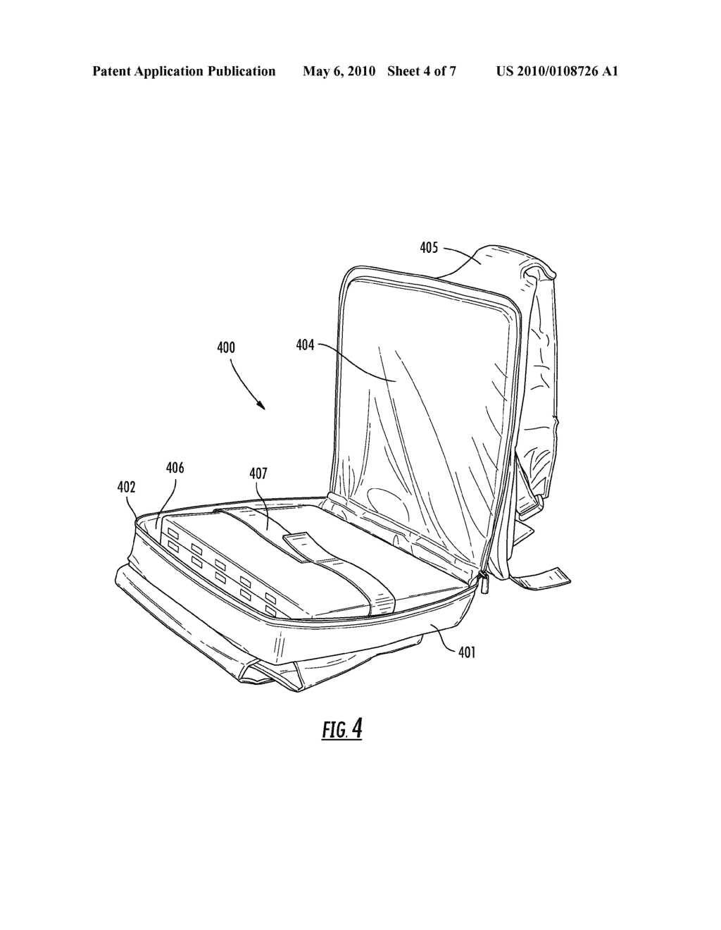 Computer Backpack - diagram, schematic, and image 05