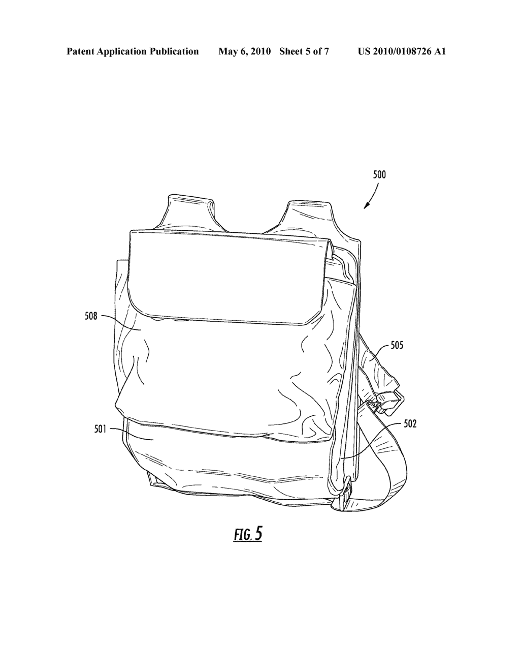 Computer Backpack - diagram, schematic, and image 06