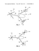 Dual rotor helicopter with tilted rotational axes diagram and image