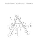 Dual rotor helicopter with tilted rotational axes diagram and image