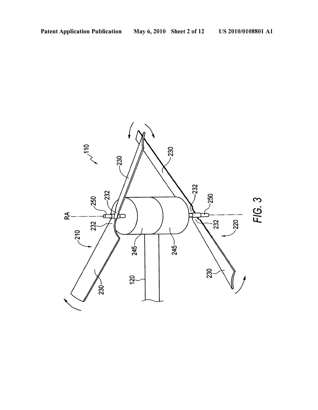 Dual rotor helicopter with tilted rotational axes - diagram, schematic, and image 03