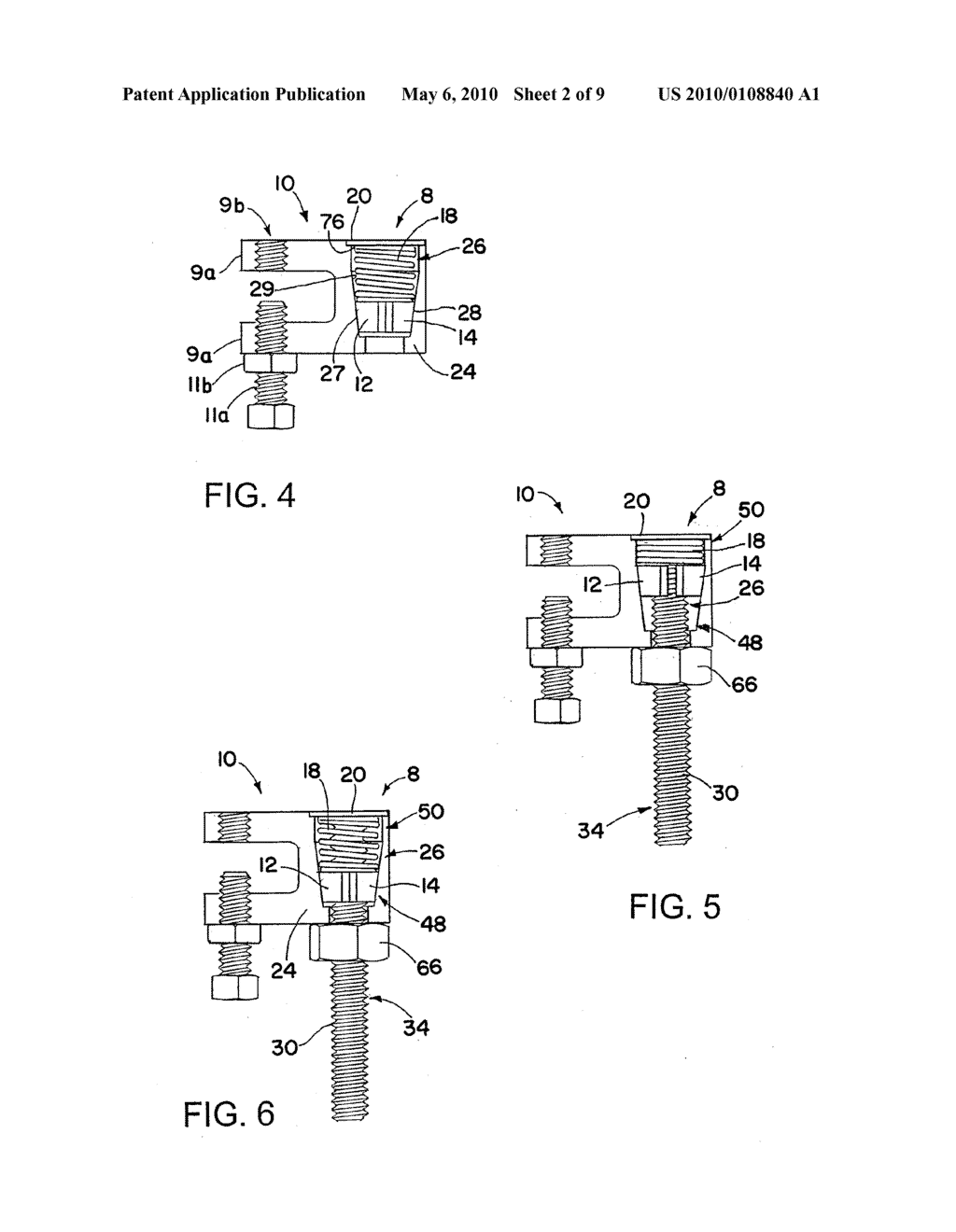 QUICK THREADED ROD LOCKING DEVICES AND METHOD - diagram, schematic, and image 03