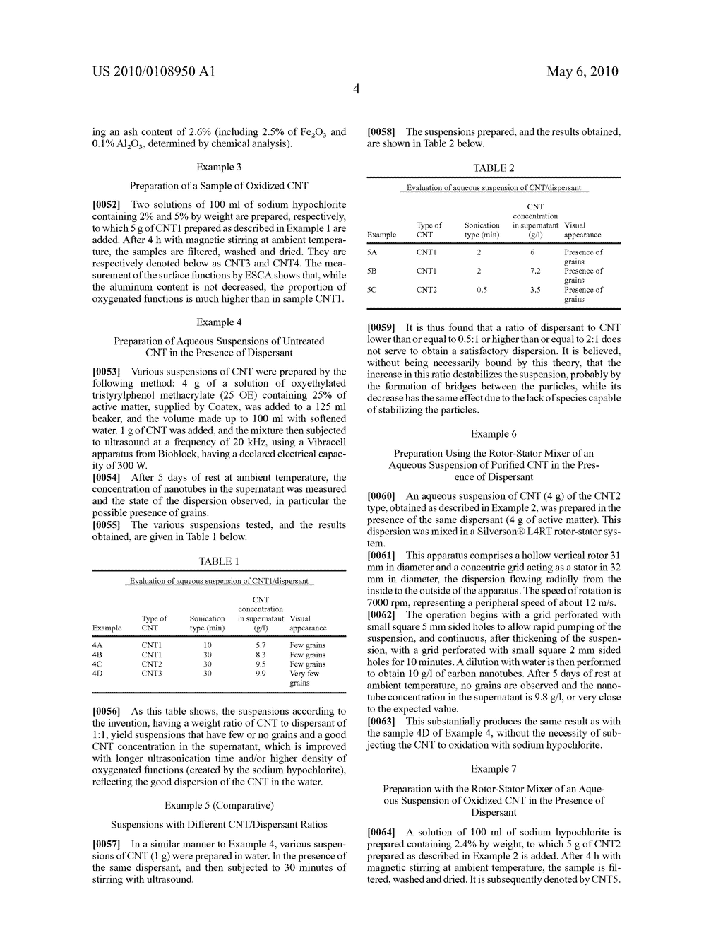 METHOD FOR PREPARING AN AQUEOUS SUSPENSION OF CARBON NANOTUBES AND SUSPENSION THUS OBTAINED - diagram, schematic, and image 05