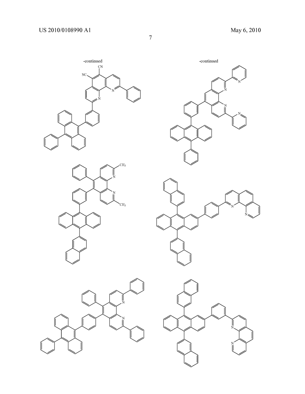 NITROGENOUS HETEROCYCLIC DERIVATIVE AND ORGANIC ELECTROLUMINESCENCE DEVICE MAKING USE OF THE SAME - diagram, schematic, and image 08